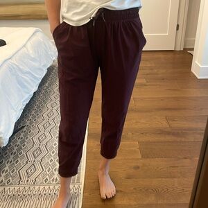 Lululemon Really pretty maroon joggers